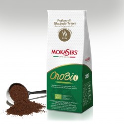 Caffè Macinato MokaSirs OroBio per moka e caffè filtro, 180g